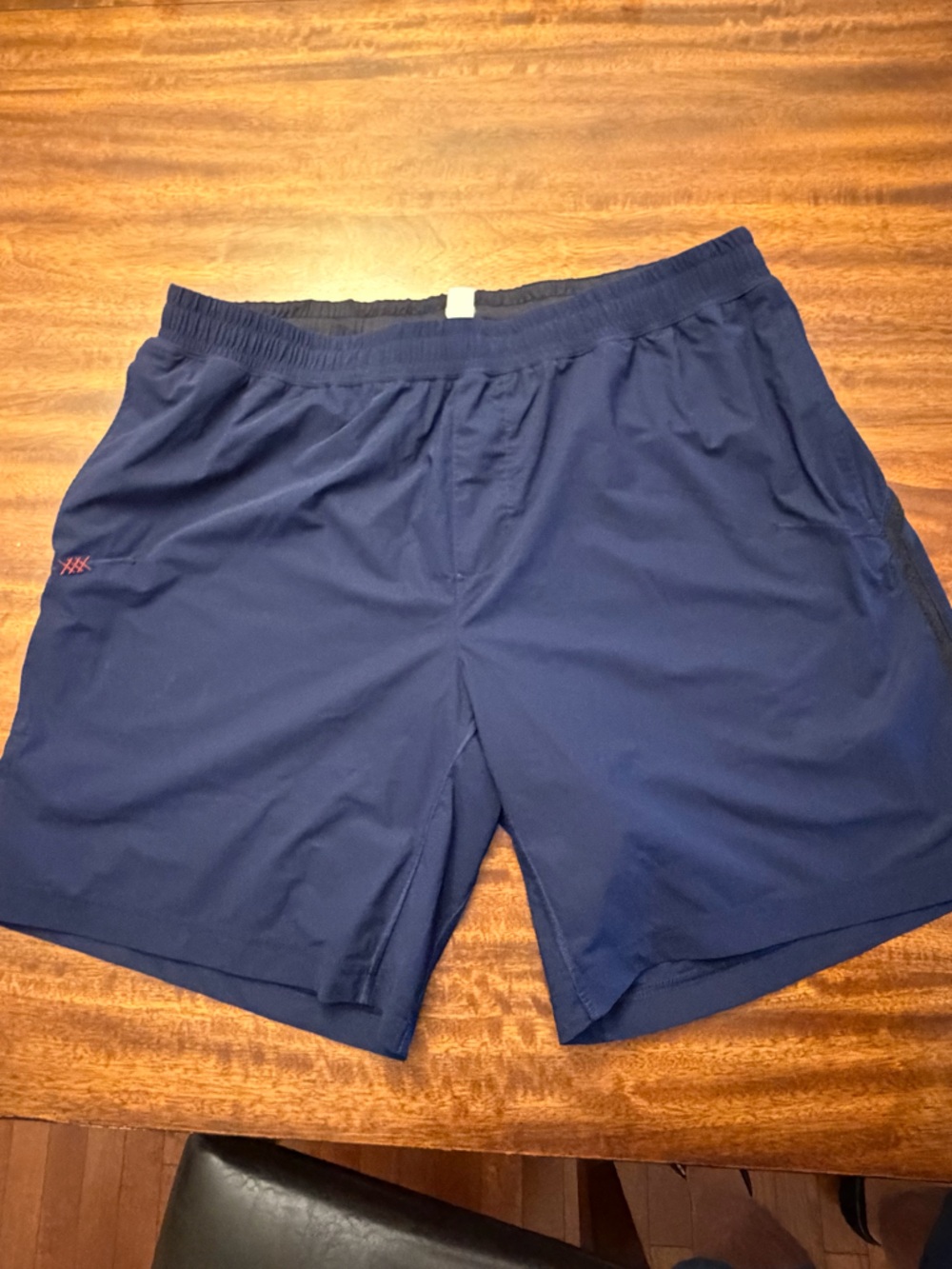 RHONE Navy Elastic Waist Performance Shorts xxl